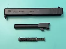 USED GLOCK 21 GEN 4 COMPLETE SLIDE BARREL GUIDE ROD BLACK FINISH .45 ACP