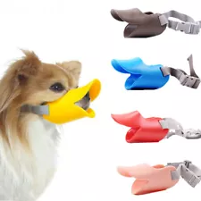 Pet Dog Muzzle Silicone Duck Mouth Shape for Dog Anti Bite Mouth Cover Stop Bark