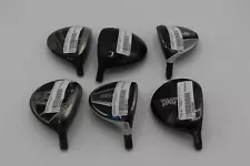 LOT OF 6 Fairway Wood Club-Head Only (TaylorMade, PXG, Callaway)