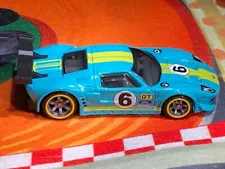 Hot Wheels 2010 Speed Machines Ford GT LM Teal #R8504 Loose