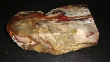 OLD CRAZY LACE AGATE END CUT SPECIMEN MEXICO 2 1/4 POUNDS