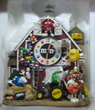 DANBURY MINT M&M FARM CLOCK MINT IN BOX NEVER DISPLAYED WITH CERTIFICATES.