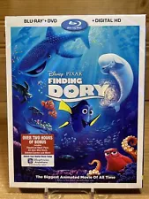 Finding Dory (Blu-ray 2016, 2 Disc Set) w/Slipcover New!