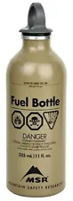 MSR Tan Fuel Bottle NEW 11 oz Mountain Safety Research for Military Camp Stoves