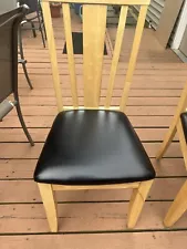 Wood Dining Chairs. Good Condition