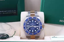 Rolex Unworn 2024 Submariner 41 Blue Two Tone Box/Papers/Card 126613LB 126613