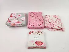 5+ yds Sakura Japanese Cherry Tree Blossoms Fabric Bundle by Moda Pink Flowers