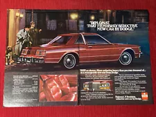 Dodge Diplomat Car “Fiendishly Seductive” 1977 Print Ad - Great to Frame!