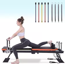 Pilates Reformer,Dpiolrcag Foldable Pilates Machine & Equipment for Home Use and