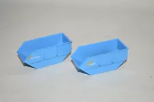 HO scale plastic roll-off dumpsters (2) trash bin