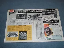 1995 Buell S-2 Thunderbolt Sport Bike Info Article "This Is No Hog"