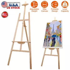 Adjustable Wooden Tripod Heavy Duty Artist Sketch Painting Easel Stand Art Rack