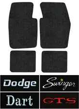 1963-1973 Dodge Dart Floor Mats - 4pc - Loop (For: 1973 Dodge Dart)