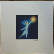 GREAT CONDITION Numbered Print Inside Out 12x12" Joy Disney Pixar Amy Poehler