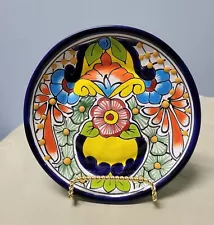 Vintage Hand-painted Talavera plate