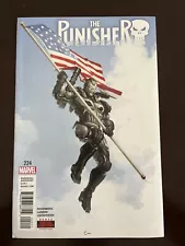 Punisher #224 War Machine Armor Clayton Crain Cover Marvel Comics American Flag