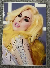 Lady Gaga Hand Signed Grammy Awards Photo RARE