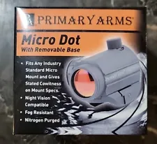 Primary Arms Gen II Micro Red Dot Sight With Lower 1/3 Cowitness Mount