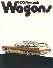 1972 Plymouth Fury & Satellite Wagons Sales Brochure