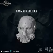 Modern Military Gas mask soldier gasmask custom head for GI Joe action figures