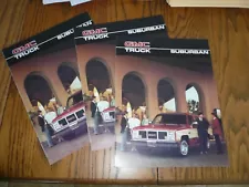 1986 GMC Truck Suburban Sales Brochure - Three for One Price