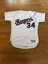 1992 Nolan Ryan Texas Rangers authentic "pro cut style" jersey, sz. 46