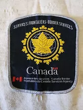 Border Services Agency (Services Frontaliers Canada) Sew On Police Patch