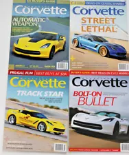 Corvette Magazine Back Issues 2015 Partial Issues Jan,March,July, & Dec