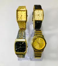 4 Classic Men’s PULSAR Watches 1 Digital Day/Date 3 Date Indicator Estate 15