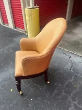 1970s Leather office chair