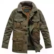 M65 Field Jacket - Army Military Style Jacket for Hunting, Winter, and Hiking