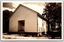 Lincoln City Indiana~Lincoln Park Little Pigeon Church~Real Photo~1950s RPPC