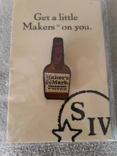 Maker's Mark Bourbon Whisky Pins Choice Of One For $9.O0 0r Both For $15.NEW