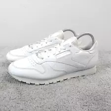 Reebok Classic Mens 7 Shoes Low Top Retro Sneakers White Athletic Lace Up