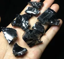 55g ELITE Noble Natural Fullerene Shungite Crystal Raw Stone B99