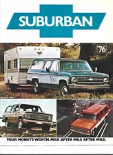 Original 1976 Chevrolet Suburban Dealer Sales Brochure, catalog