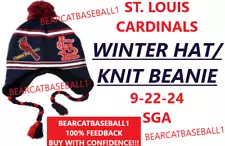 ST. LOUIS CARDINALS WINTER HAT / KNIT BEANIE 9-22-24 SGA *PRE-SALE*