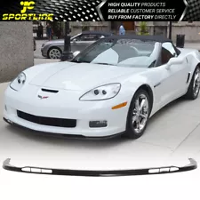 Fits 05-13 Chevy Corvette C6 Z06 Coupe Front Bumper Lip Spoiler OE Style - PU (For: 2009 Corvette)