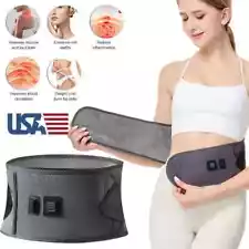 Heating Waist Belt Cordless for Low Back Pain Relief Electric Vibration Massager