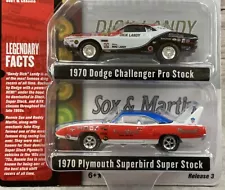 JOHNNY LIGHTNING LEGENDS QUARTER MILE 1970 CHALLENGER PLYMOUTH SUPERBIRD NIP