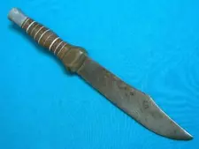 VINTAGE WW2 TRENCH ART CUSTOM COMBAT FIGHTING SURVIVAL CAMP SURVIVAL BOWIE KNIFE