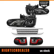 For 2007-2015 Toyota FJ Cruiser Headlights and Taillights Lamps With Grille (For: 2007 FJ Cruiser)