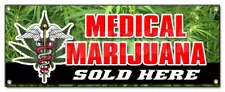 MEDICAL MARIJUANA FOR SALE BANNER SIGN weed pot medical prescription coffee shop