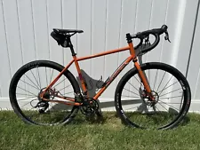 2012 Salsa Vaya 2 Touring Gravel Bike 55cm Orange Steel