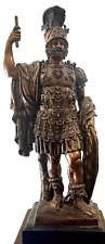 Mars Ultor Ancient Roman God Of War Amour Clad Multi Tone Bronze Statue 34” Tall