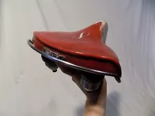 1960s CRASH RAIL BICYCLE SEAT SCHWINN JAGUAR MARK IV CORVETTE TYPHOON RED S