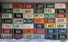 Vintage Iowa License Plates