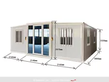 2024 MG 19' x 21' Mobile House Bathroom Kitchen Building Home bidadoo -New