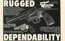 1973 small Print Ad of Dan Wesson Arms Rugged Dependability Revolvers