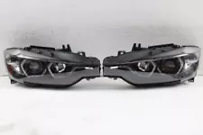 FITS Black 2012-2015 BMW F30 328i 335i Sedan LED 3D DRL 2 Projector Headlights